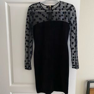 Juicy Couture Velour Black Dress